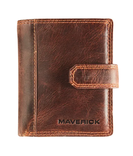 Kaarthouder Maverick The Original super compact RFID leer bruin-1