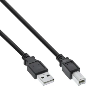 Kabel InLine USB-A USB-B 2.0 M 3 meter zwart-1