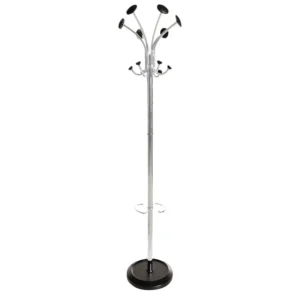 Kapstok BRASQ Brussel staand zwart/zilver-1