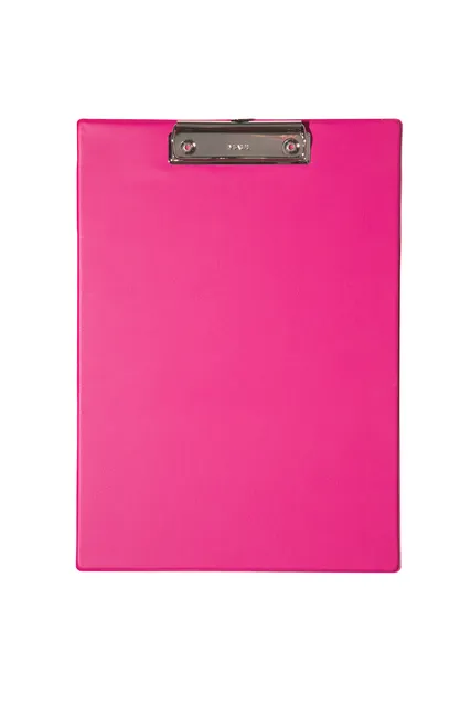 Klembord MAUL A4 staand PVC neon roze-1
