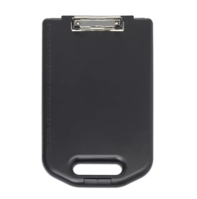 Klembordkoffer MAULbreed A4 staand met opbergvak large topopening PP zwart-1