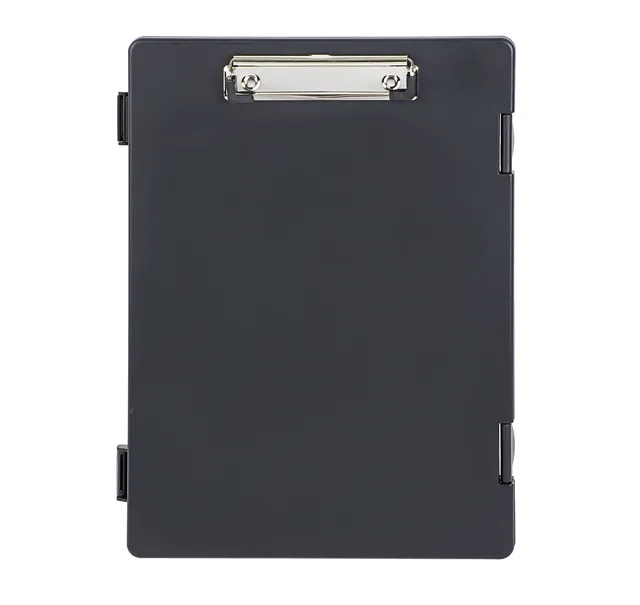 Klembordkoffer MAULtred A4 staand met opbergvak zijopening PP zwart-1