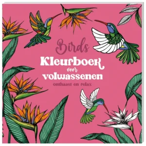 Kleurboek voor volwassenen Interstat Birds-1