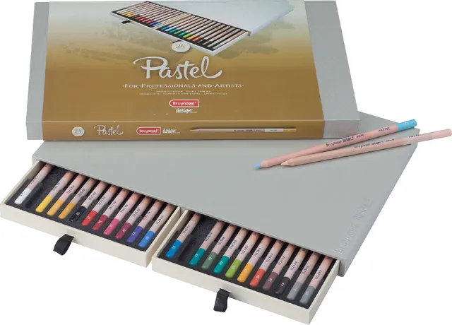 Kleurpotloden Bruynzeel 8840 Design pastel 24stuks assorti-1