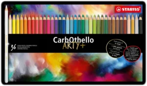 Kleurpotloden STABILO CarbOthello kalkpastel assorti blik à 36 stuks-1