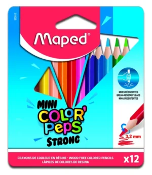 Kleurpotlood Maped Color'Peps Mini Strong set á 12 kleuren-1
