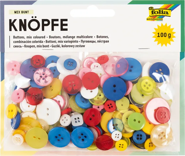 Knopen Folia 100 gram assorti-1