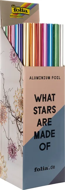 Knutselfolie Folia 50x78cm 50 rollen assorti-1