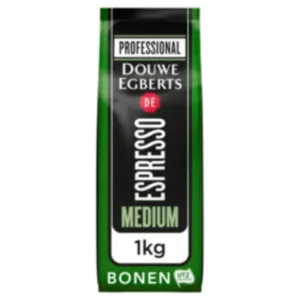 Koffie Douwe Egberts espresso bonen medium roast 1kg-1