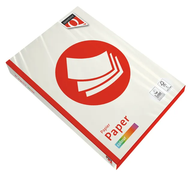 Kopieerpapier Quantore Colour A4 120gr roomwit 250 vel-1