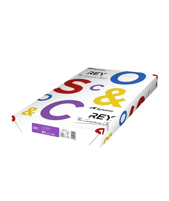 Kopieerpapier Rey Copy A3 80gr wit 500 vel-1