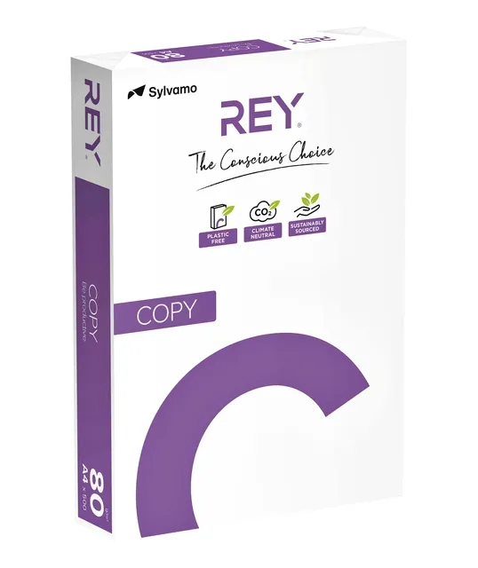Kopieerpapier Rey Copy A4 80gr wit 500 vel-1