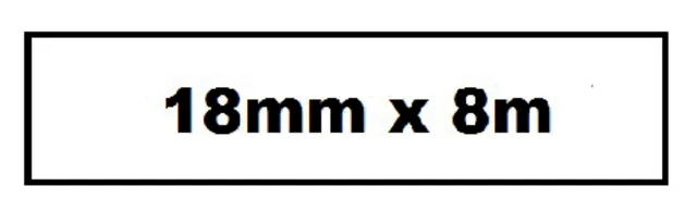Labeltape Quantore TZE-241 18mm x 8m wit/zwart-1