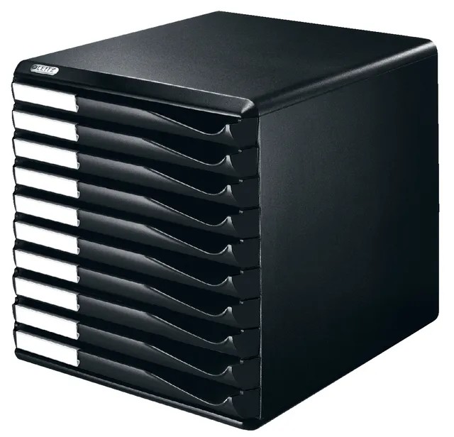 Ladenblok Leitz A4 10 laden zwart-1