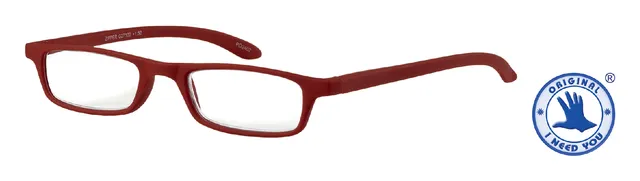 Leesbril I Need You +2.00 dpt Zipper rood-1
