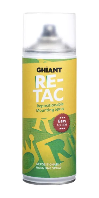 Lijmspray Ghiant High-Tac re-positioneerbaar 400ml-1