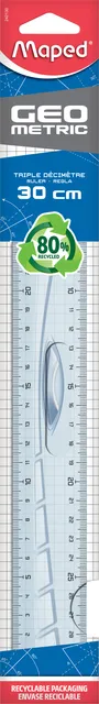 Liniaal Maped Geometric met handgreep 30cm-1