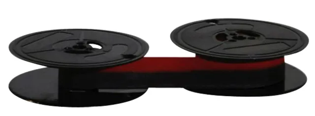 Lint groep 1 dubbelspoel nylon zwart rood-1