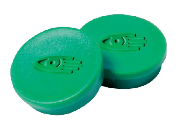 Magneet Legamaster 30mm 850gr groen 10 stuks-1