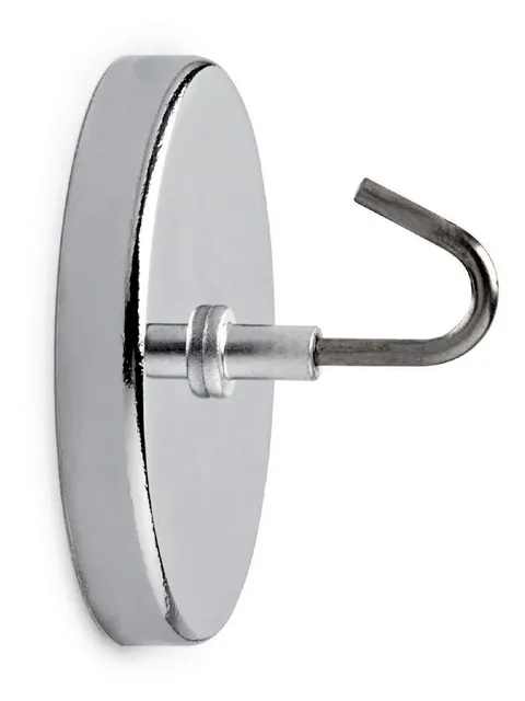 Magneet met haak MAUL Ø52mm trekkracht 9kg chroom-1
