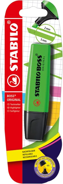 Markeerstift STABILO BOSS Original 70/33 groen blister à 1 stuk-1