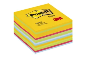 Memoblok Post-it 2030 76x76mm kubus ultra assorti-1