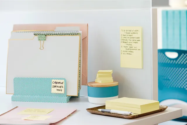 Memoblok Post-it 654 Super Sticky 76x76mm canary yellow 12 stuks-5