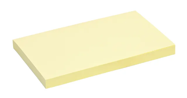 Memoblok Quantore 76x127mm geel 100 vel-1