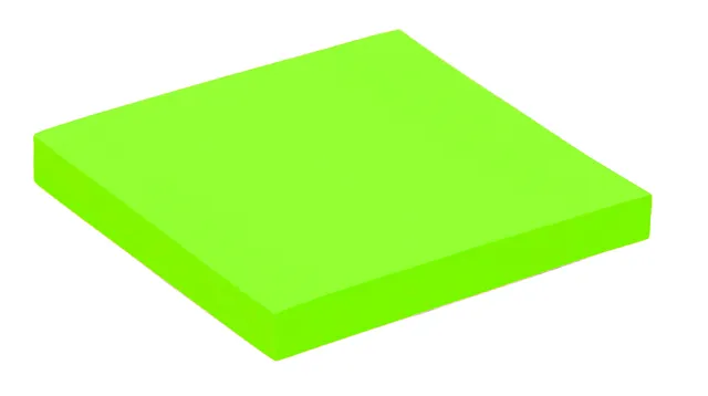 Memoblok Quantore 76x76mm neon groen 100 vel-1
