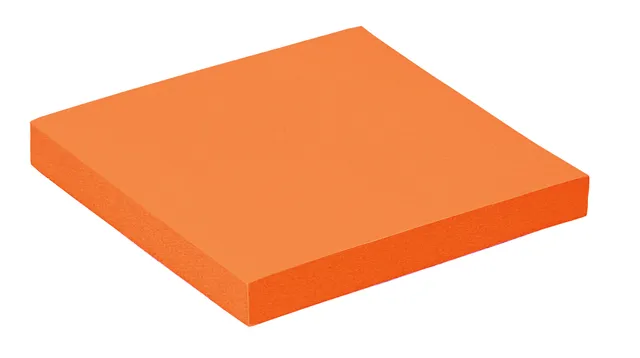 Memoblok Quantore 76x76mm neon oranje 100 vel-1