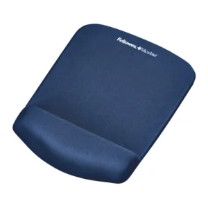 Muismat met polssteun Fellowes Plush Touch blauw-1