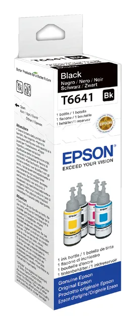 Navulinkt Epson T6641 zwart-1