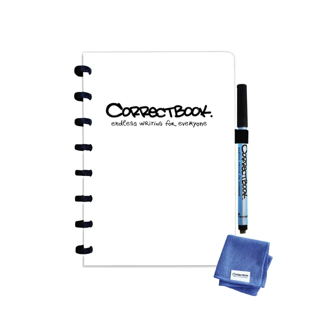 Notitieboek Correctbook A5 blanco 40blz inspirational white-1