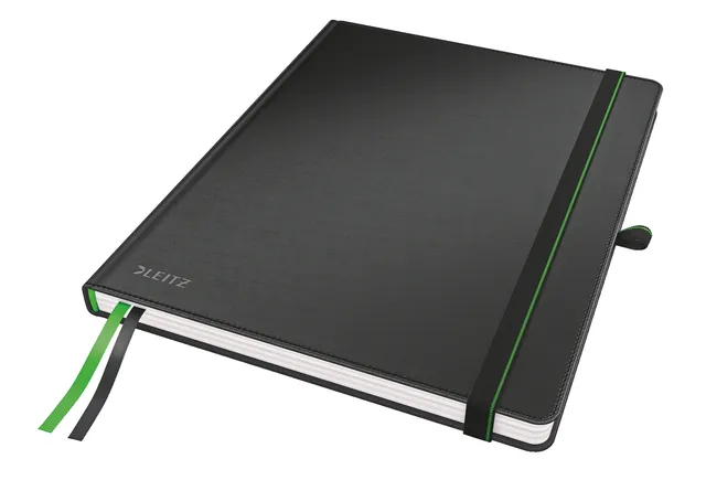 Notitieboek Leitz Complete 187x242mm 160blz 100gr lijn zwart-1