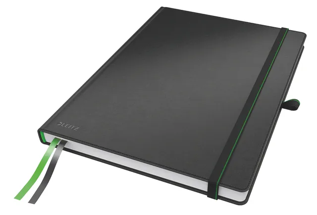 Notitieboek Leitz Complete A4 160blz 100gr lijn zwart-1