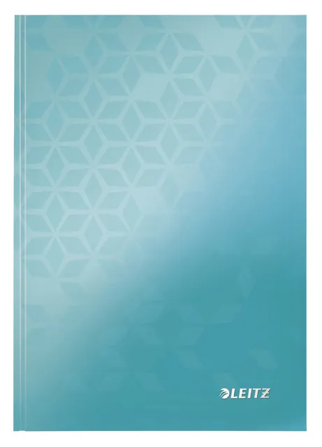 Notitieboek Leitz WOW A5 160blz 90gr lijn ijsblauw-1