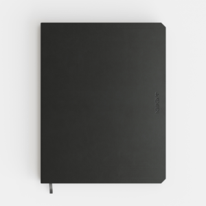 Notitieboek de KEMPEN Ashblack 171x220mm lijn 192 pagina's 90gr zwart-1