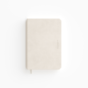 Notitieboek de KEMPEN Cotton Vanilla 110x160mm blanco 160 pagina's 90gr wit-1