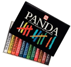 Oliepastel Talens Panda set á 12 kleuren-1
