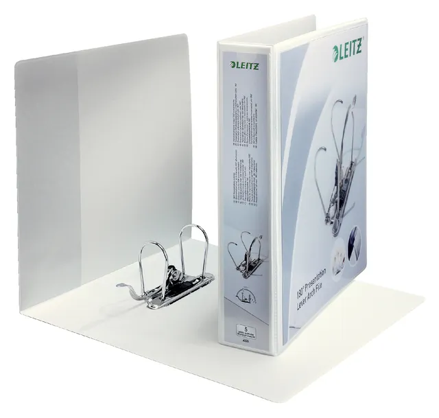 Ordner Leitz 4226 panorama 180° 75mm PP A4 maxi 3tas wit-1