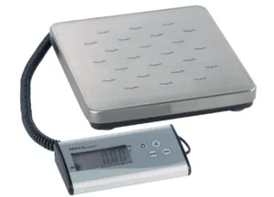 Pakketweger MAUL Cargo 120kg metalen plateau 27x27cm +9V batterij zilver-1