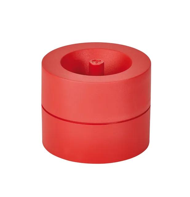 Papercliphouder MAULpro Blauwe Engel recycled Ø73x60mm rood-1