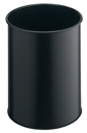 Papierbak Durable 3301-01 15liter rond zwart-1