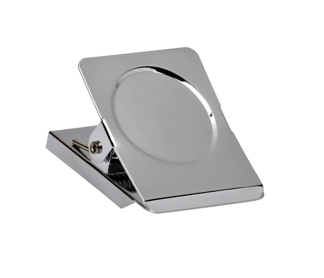 Papierklem MAUL magnetisch vierkant 40mm capaciteit 25mm zilver-1