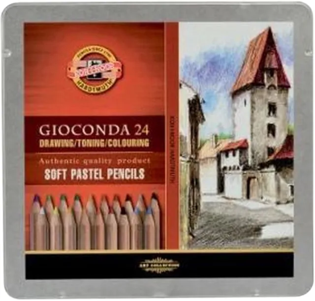 Pastelpotlood Koh-I-Noor gioconda 24 assorti-1