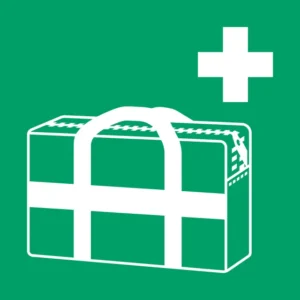 Pictogram bordje Djois EHBO koffer 200 x 200 mm  Groen-1