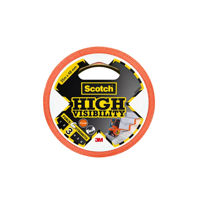 Plakband Scotch high visibility 48mmx25m oranje-1