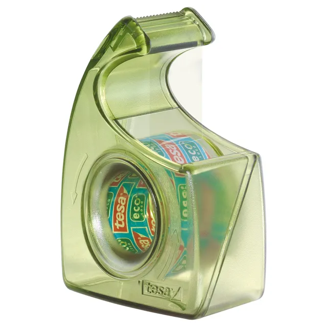 Plakband handdispenser tesafilm® eco & clear 33mx19mm + Easy Cut hand ecoLogo®-1