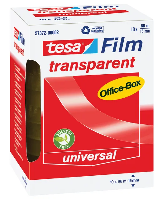 Plakband tesafilm® 66mx15mm transparant-1