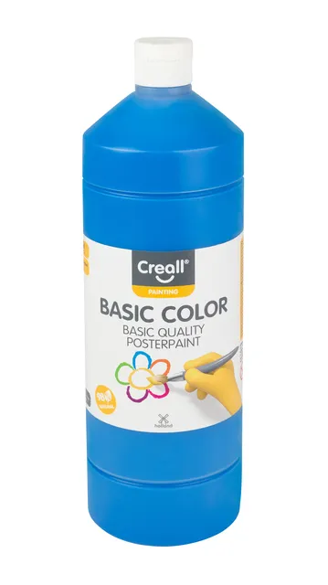 Plakkaatverf Creall basic blauw 1000ml-1